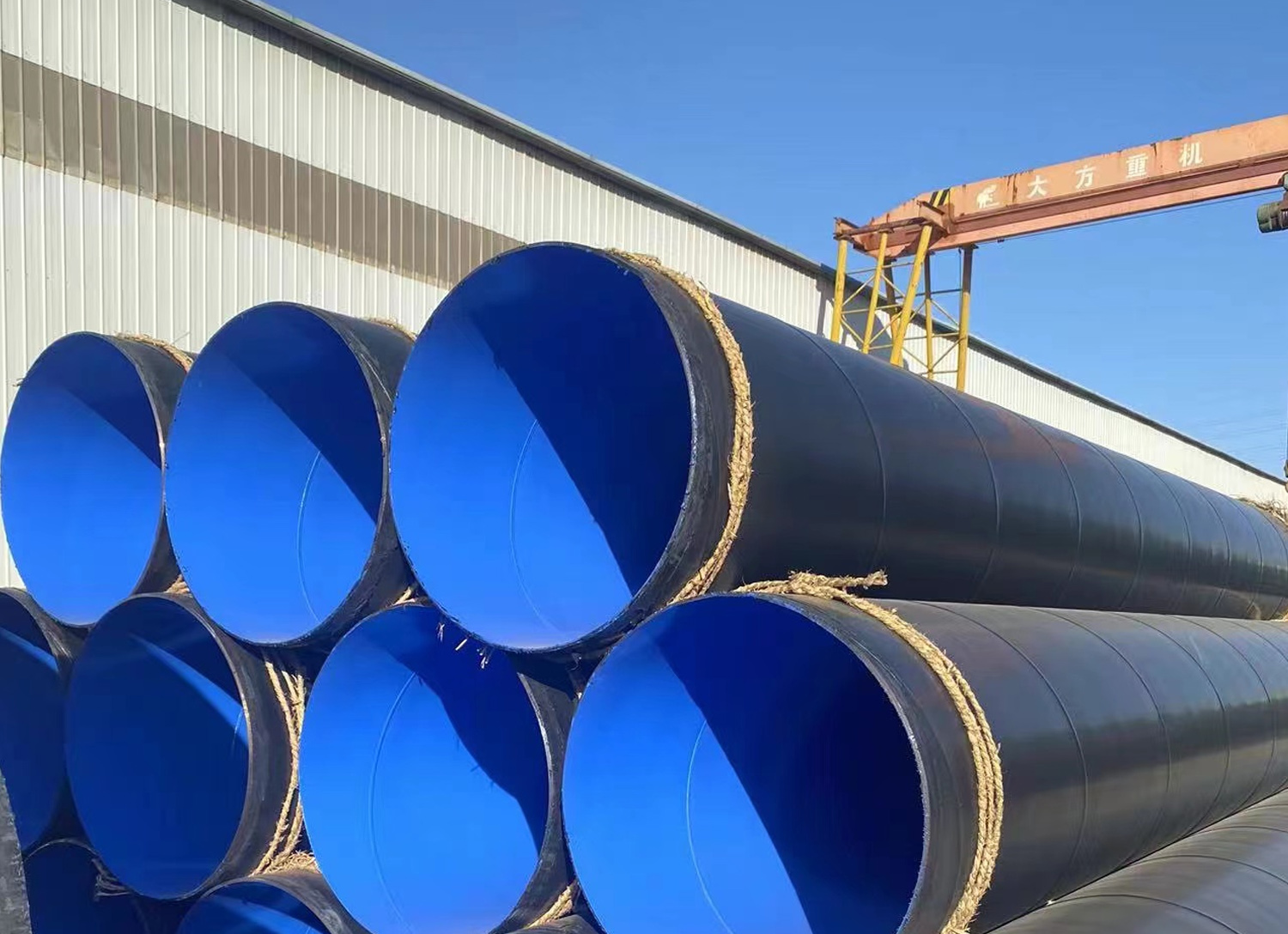 小区集中供热聚氨酯保温钢管